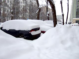 Снег в Москве