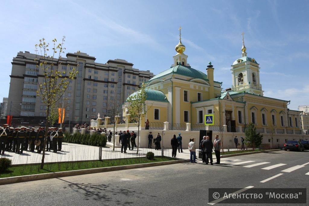 Патриарх Кирилл, реконструкция, Сергей Собянин, храмы, юбилей Победы, Мэр Москвы, Правительство Москвы