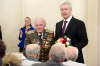 ветераны, награждения, Сергей Собянин, церемонии, юбилей Победы, Мэр Москвы, Правительство Москвы
