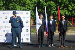 Команда школы №2036 заняла второе место в соревнованиях по пожарно-прикладному спорту и безопасности