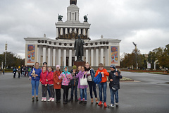 Ученики школы №2026 приняли участие в олимпиаде "Музеи. Парки. Усадьбы" на ВДНХ