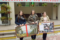 Ученический актив кожуховской школы №2026 поздравил Дом ветеранов №19 с 50-летием