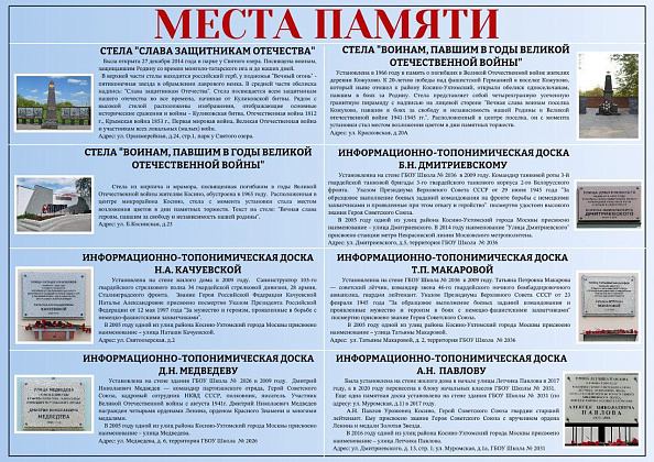 Чтим память героев, отдавших свои жизни за Родину!