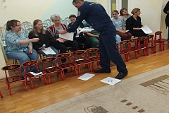 Огнеборцы провели урок безопасности в детском саду